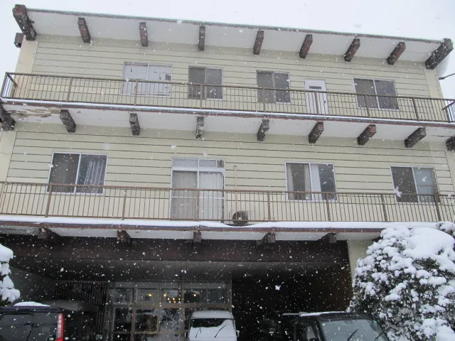 千歳ホテル　玄関付近の外観